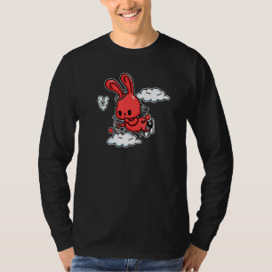 T-shirt Emo Bunny Emo Angel Alt esthétique Soft Goth Valen