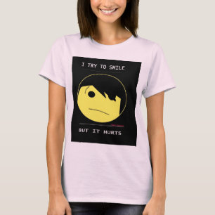 T-shirt EMO Emotioncons ! !) "maux à sourire "