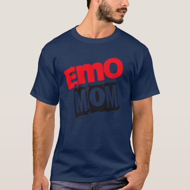 T-shirt Emo Mom Design Emo Band Gen Z Millenial Design vin (Devant)
