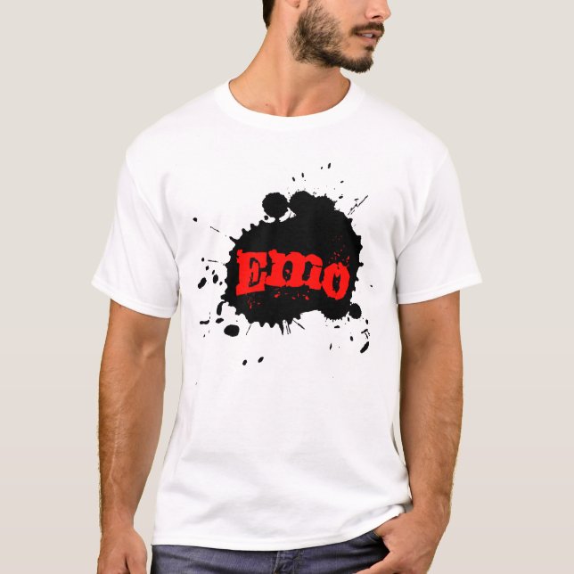 T-shirt Emo Paint Splatter (Devant)