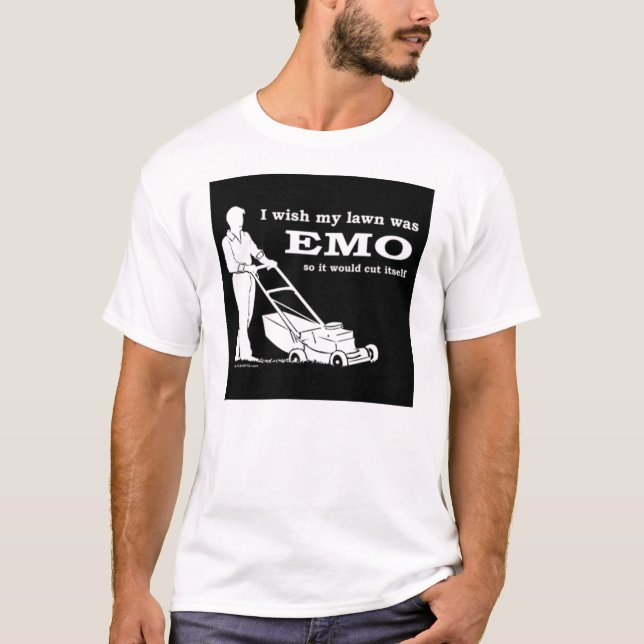 T-shirt emo-pelouse-coupe (Devant)