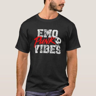 T-shirt Emo Punk Vibes Musician Emo Punk Music Lover famil