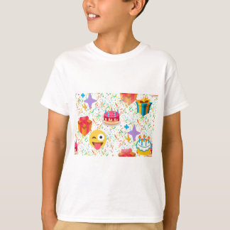 T-shirt emoji anniversaire heureux