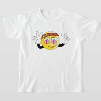 T-Shirt Emoji de conception de paix rétro et drôle