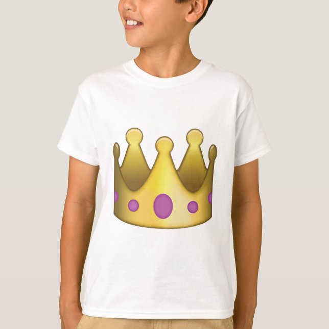 T-shirt Emoji de couronne (Devant)