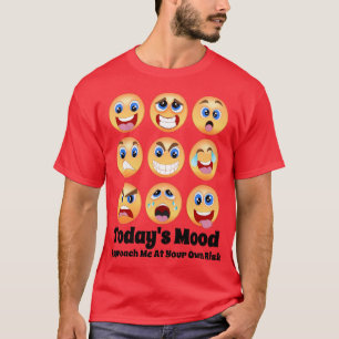 T-shirt Emoji de l'humeur d'aujourd'hui