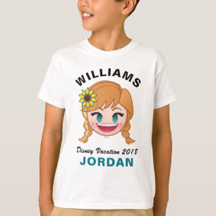 T-shirt Emoji gelé  Anna - Vacances en famille et année