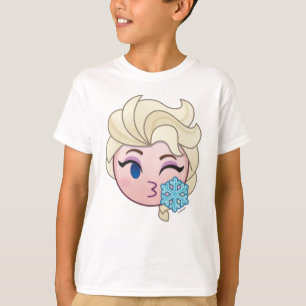 T-shirt Emoji gelé  Elsa lance un baiser