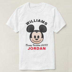 T-shirt Emoji Mickey Mouse Vacances en famille