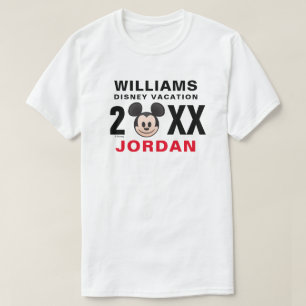 T-shirt Emoji Mickey Mouse Vacances en famille