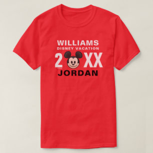 T-shirt Emoji Mickey Mouse Vacances en famille