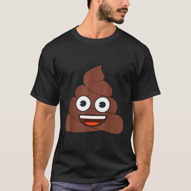 T-shirt Emoji Op Happy Yellow Smile Face  (Devant)