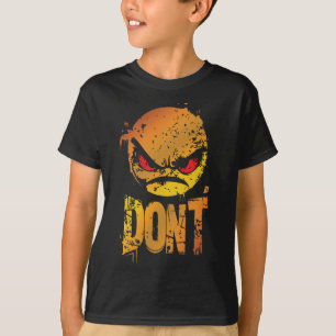 T-shirt Émoji Rouge en Gras avec le Texte 'NE FAIS PAS'