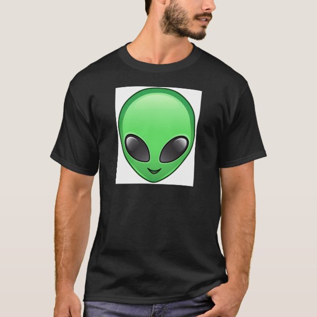 T-shirt émoticône alien (Devant)