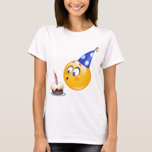 T-shirt émoticône anniversaire
