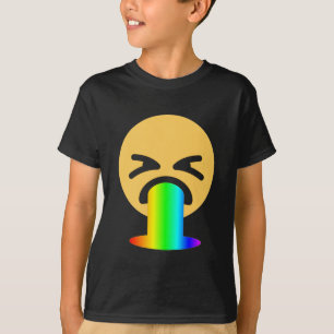 T-shirt émoticône arc-en-ciel
