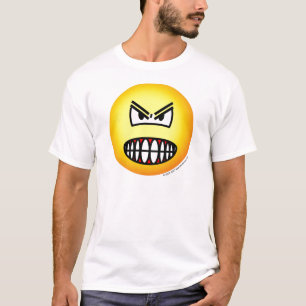 T-shirt Émoticône fâchée