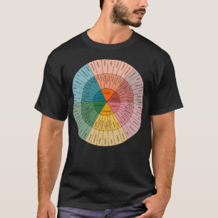 T-shirt Emotion Wheel Psychology Design