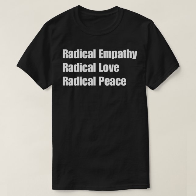T-shirt Empathie radicale (Design devant)