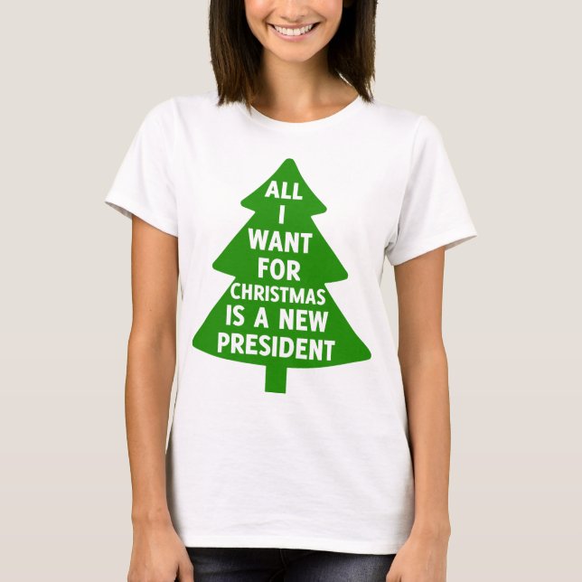 T-shirt Empêchez Trump d'ici Noël (Devant)