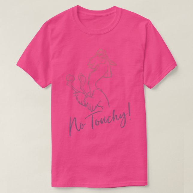 T-shirt Empereurs New Groove Llama No Touchy (Design devant)