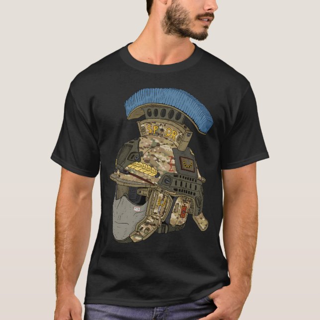 T-shirt Empire romain tactique. Légionnaire. (Devant)