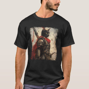 T-shirt Empire SPQR Légion romaine chat Guerrier Japonais 