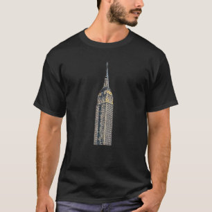 T-shirt Empire State Building New York 7