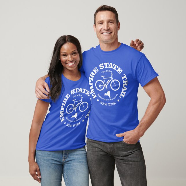 T-shirt Empire State Trail (cyclisme) (Unisexe)