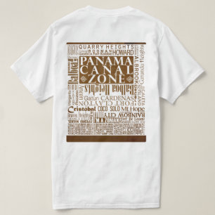 T-shirt Emplacements de PCZ sur le vieux papier avec la
