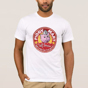 T-shirt Employé porcin de marché du cru de mois