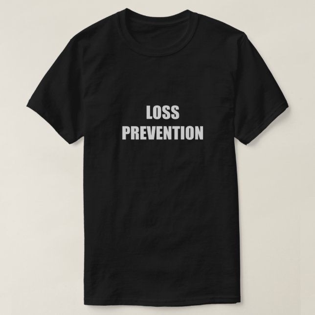 T-shirt Employés de prévention de la perte Travail uniform (Design devant)