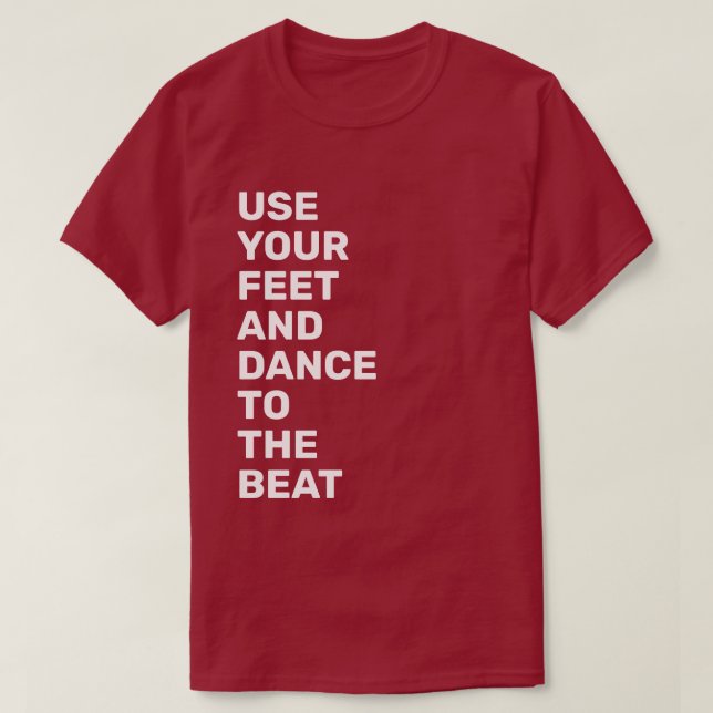 T-shirt Employez vos pieds (Design devant)