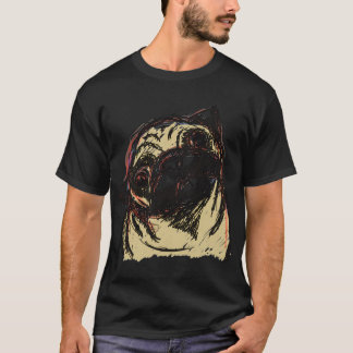 T-shirt empochage du pug