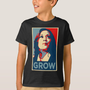 T-shirt Empower Grow Kamala Harris Hope Poster 47 Rally Wo