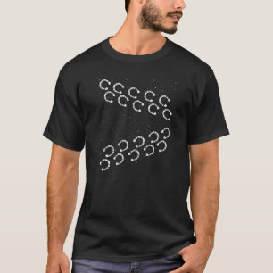 T-shirt Empreinte de fer à cheval Équitation Animal Équest