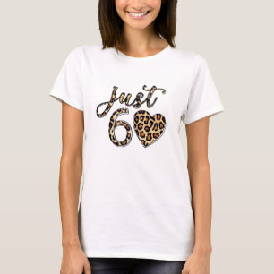 T-shirt Empreinte de léopard 60e anniversaire