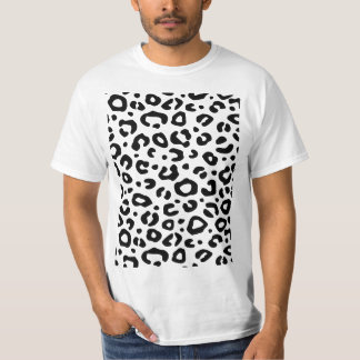 T-shirt Empreinte de léopard Design