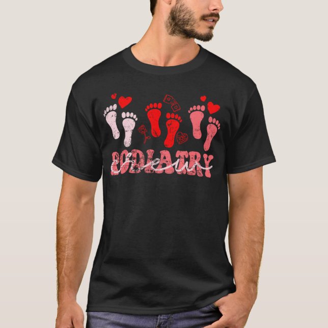 T-shirt Empreinte de l'équipe de podiatrie Podiatriste Sup (Devant)