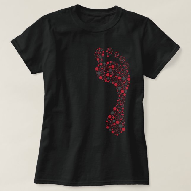T-shirt Empreinte de pas de carbone (Design devant)