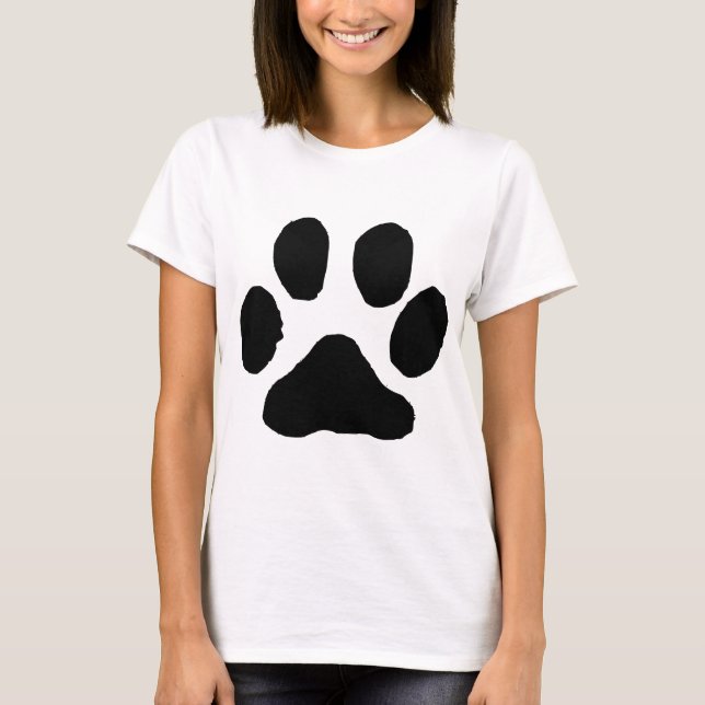 T-shirt Empreinte de pas de chat (Devant)