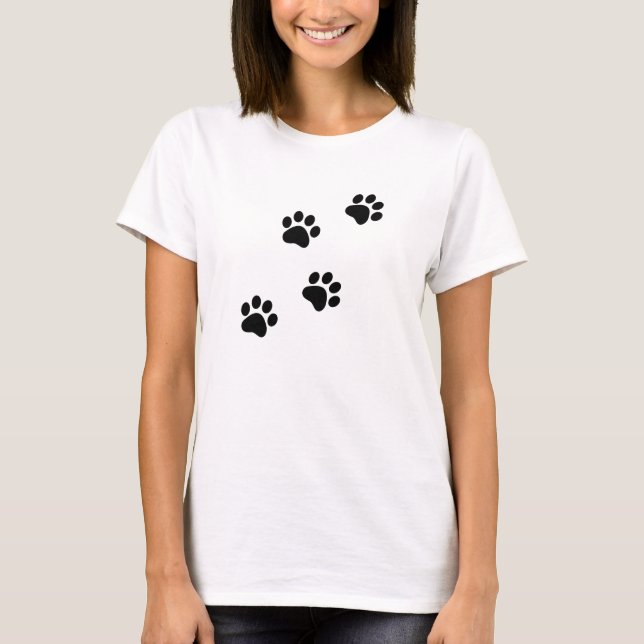 T-shirt Empreinte de patte (Devant)