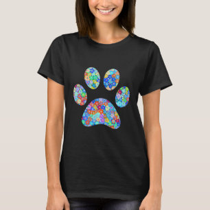 T-shirt empreinte de patte