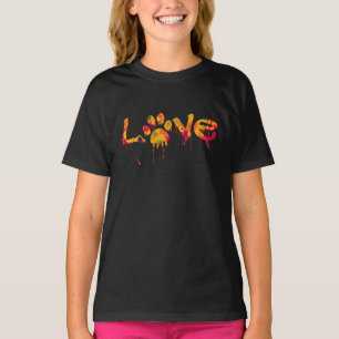 T-shirt Empreinte de patte