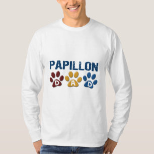 T-shirt Empreinte de patte 1 de papa de PAPILLON