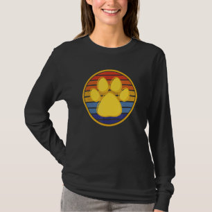 T-shirt Empreinte de patte de chien pour chien mignon chie
