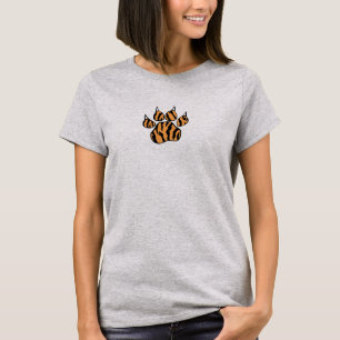T-shirt Empreinte de patte de tigre