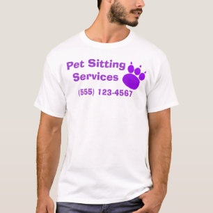 T-shirt Empreinte de patte des services de pose pour anima