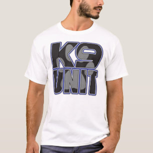 T-shirt Empreinte de patte d'unité de la police K9
