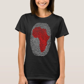 T-shirt Empreinte digitale Mois de l'histoire des Noirs af